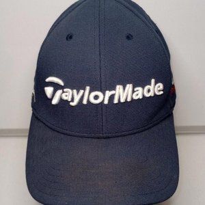 TaylorMade SLDR Golf Embroidered Logo Blue Strapback Baseball Style Hat Cap